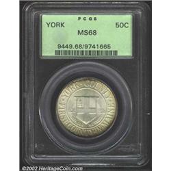 1936 50C York MS68 PCGS.