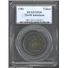 Image 1 : 1781 TOKEN North American Token VF30 PCGS.