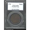 Image 1 : 1794 TOKEN Franklin Press Token AU50 PCGS.