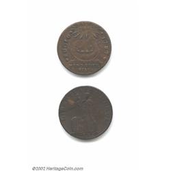 1795 1C Talbot Allum & Lee Cent VF30 Corroded Uncertified, Breen-1035, listed on page 56 of the 2002