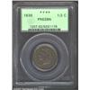 Image 1 : 1836 1/2 C PR62 Brown PCGS.