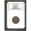 Image 1 : 1851 1/2 C MS65 Brown NGC.