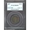 Image 1 : 1857 1/2 C PR65 Brown PCGS.