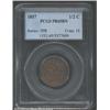 Image 1 : 1857 1/2 C PR65 Brown PCGS.