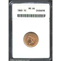 1860 1C MS64 ANACS.