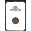 Image 1 : 1881 1C MS66 Red and Brown NGC.