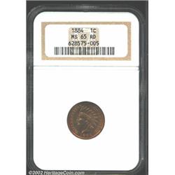 1884 1C MS65 Red NGC.