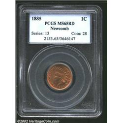 1885 1C MS65 Red PCGS.