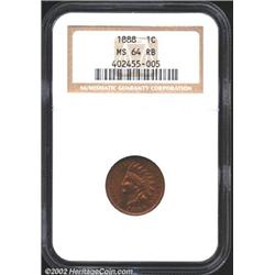 1888 1C MS64 Red and Brown NGC.