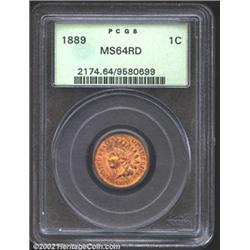 1889 1C MS64 Red PCGS.