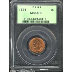 1894 1C MS64 Red PCGS.