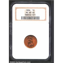 1896 1C MS65 Red NGC.
