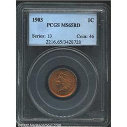 1903 1C MS65 Red PCGS.