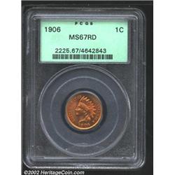 1906 1C MS67 Red PCGS.