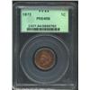 Image 1 : 1873 1C Closed 3 PR64 Red and Brown PCGS.