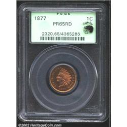 1877 1C PR65 Red PCGS.