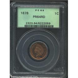 1878 1C PR64 Red PCGS.