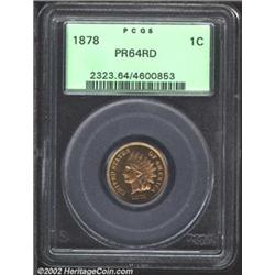 1878 1C PR64 Red PCGS.