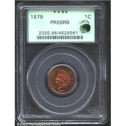 1879 1C PR66 Red and Brown PCGS.