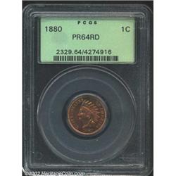 1880 1C PR64 Red PCGS.
