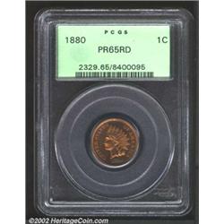 1880 1C PR65 Red PCGS.