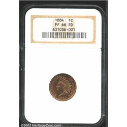 1884 1C PR66 Red NGC.