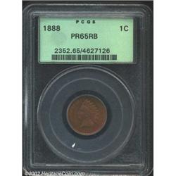 1888 1C PR65 Red and Brown PCGS.