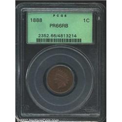 1888 1C PR66 Red and Brown PCGS.