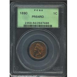 1890 1C PR64 Red PCGS.