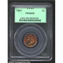 1891 1C PR65 Red PCGS.
