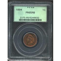 1894 1C PR65 Red and Brown PCGS.
