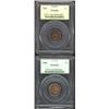 Image 1 : 1895 1C PR64 Red and Brown PCGS, the 1 and 9 in the date are lightly repunched, a curly lintmark (as