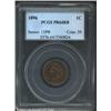 Image 1 : 1896 1C PR64 Red and Brown PCGS.