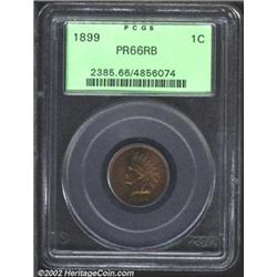 1899 1C PR66 Red and Brown PCGS.