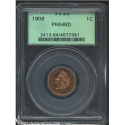 1908 1C PR64 Red PCGS.