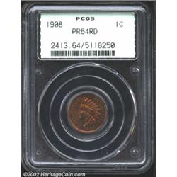 1908 1C PR64 Red PCGS.