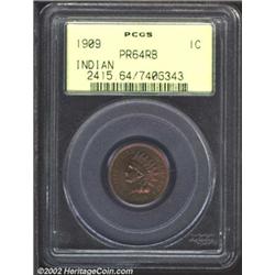 1909 1C PR64 Red and Brown PCGS.
