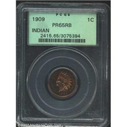1909 1C PR65 Red and Brown PCGS.