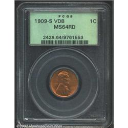 1909-S VDB 1C MS64 Red PCGS.