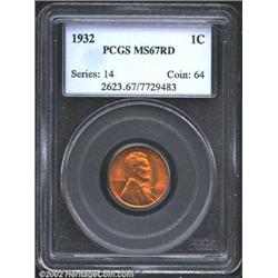 1932 1C MS67 Red PCGS.