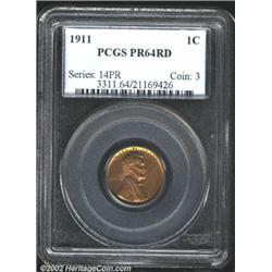 1911 1C PR64 Red PCGS.