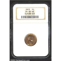 1913 1C PR65 Red and Brown NGC.