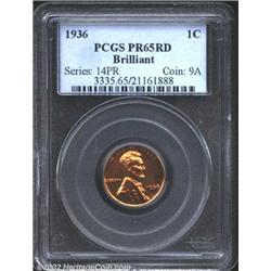 1936 1C Type Two PR65 Red PCGS.