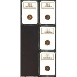 1937 1C PR65 Red NGC, a gorgeous fiery red Gem; 1938 PR65 Red NGC, the reverse has a small amount of