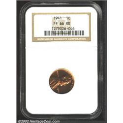 1941 1C PR66 Red NGC.