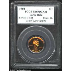 1960 1C Large Date PR69 Deep Cameo PCGS.