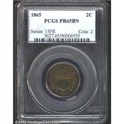 1865 2C PR65 PCGS.