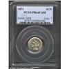 Image 1 : 1871 3CN PR64 Cameo PCGS.
