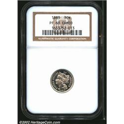 1883 3CN PR68 Cameo NGC.