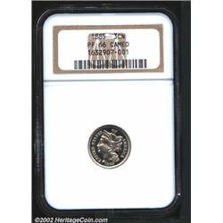 1885 3CN PR66 Cameo NGC.